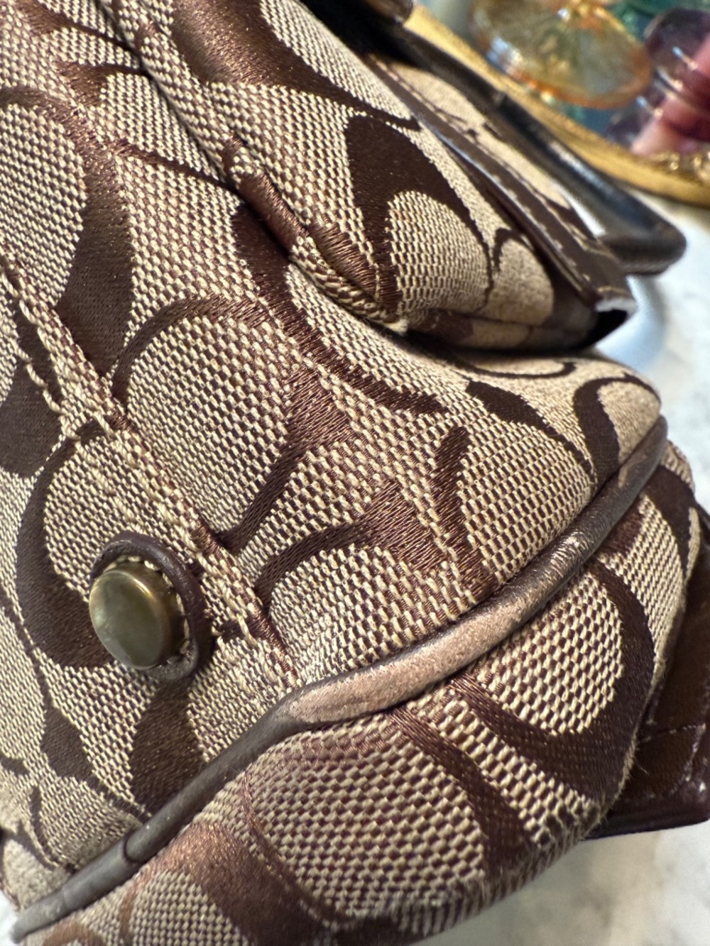 Vintage Coach Signature Soho Satchel - Picture 6 of 7